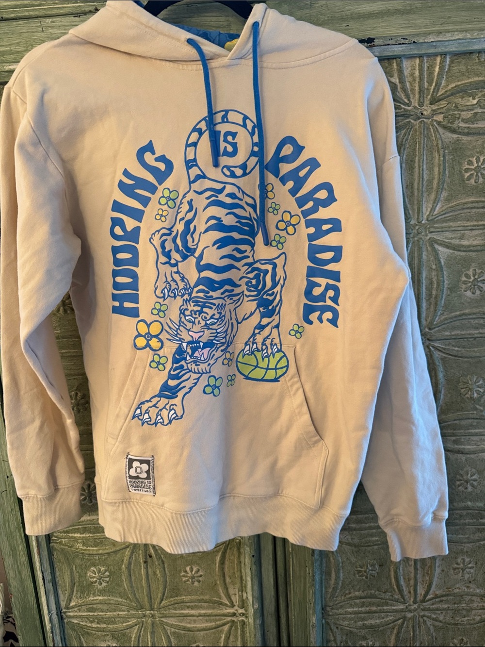 Overtime hoodie. Hooping in Paradise. Size small.